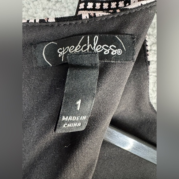 SPEECHLESS Womens Black/Pink Sleeveless Short Cocktail Body Con Dress 1 NWT - Picture 9 of 14